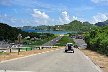 Beautiful view of St Barth