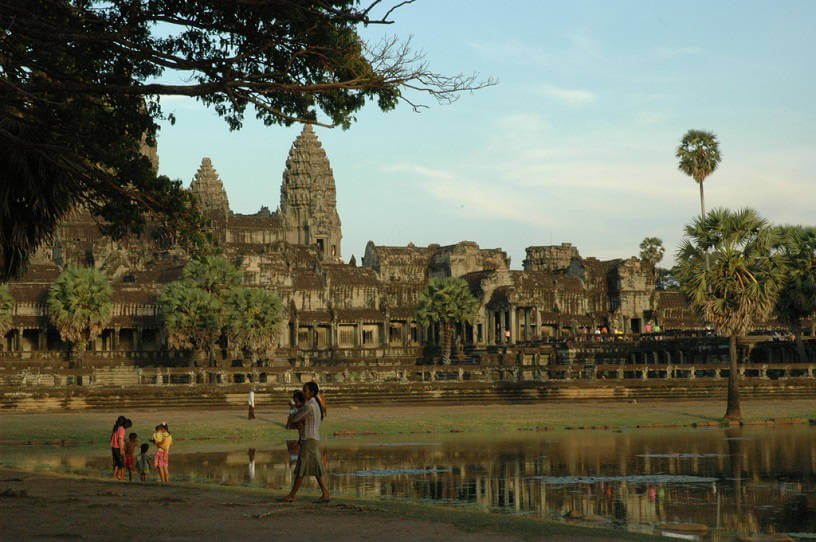 Angkor Wat, Cambodia - Photo from the North West side