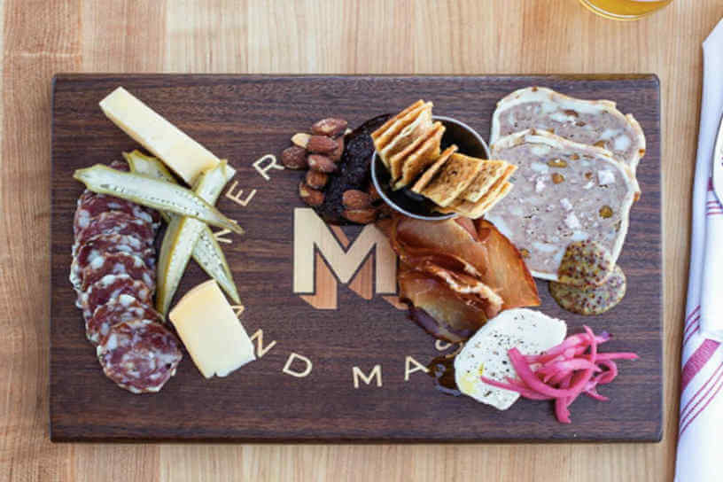 Photo from Charleston's Mercantile and Mash - meat & cheese platter