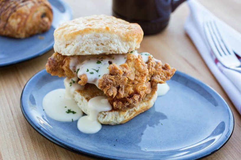 Photo from Charleston's Mercantile and Mash - chicken biscuit