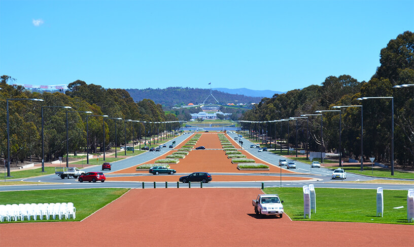 anzac parade in canberra