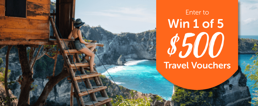 Share your thoughts for a chance to win one of five $500 travel vouchers.