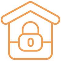 COVID-19 lockdown icon