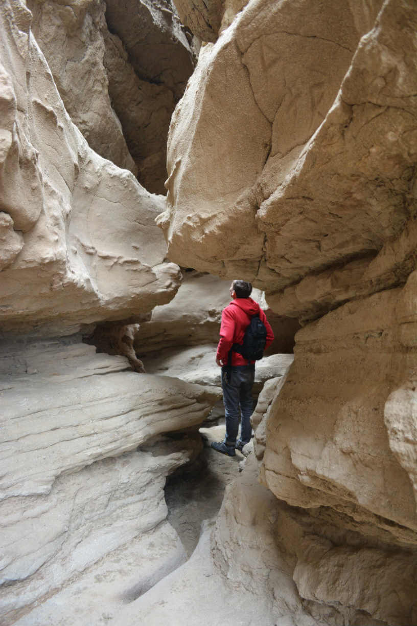 The Slot Canyon is a winding canyon formed by flash floods