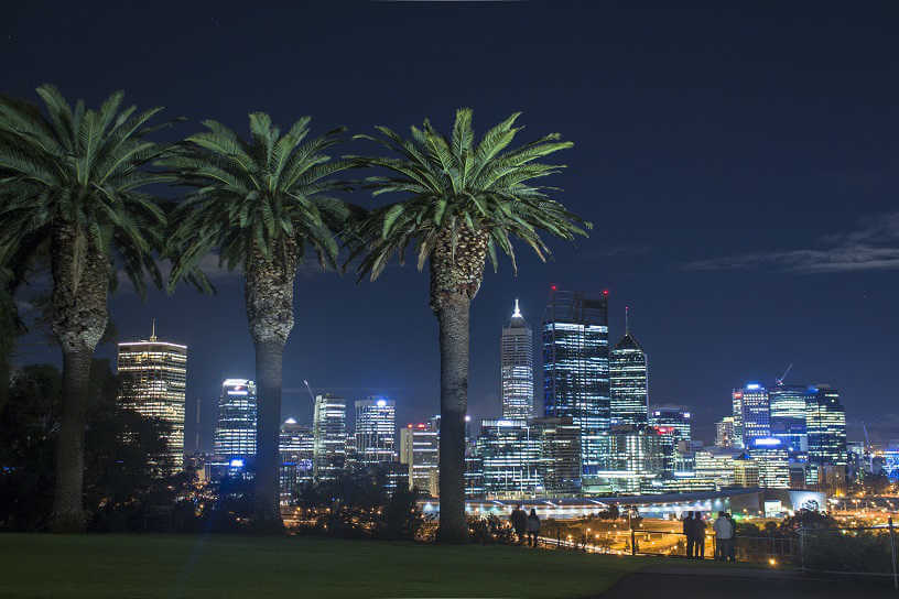 Kings Park, Perth at night