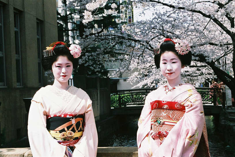 Photo of Japanese Geishas