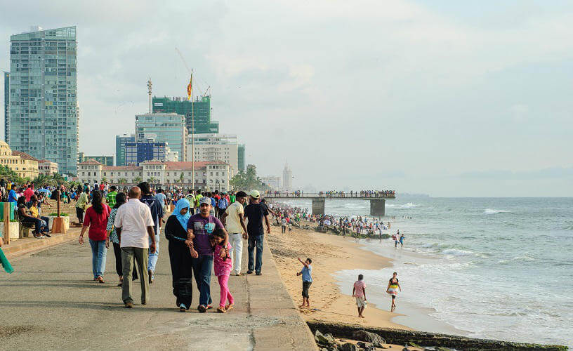 Beachside photo from Colombo, Sri Lanka