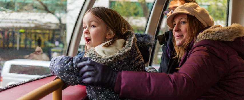 Public transport is an easy way to get around the UK