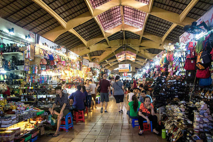 Photo inside Ben Trahn Markets, Ho Chi Minh City