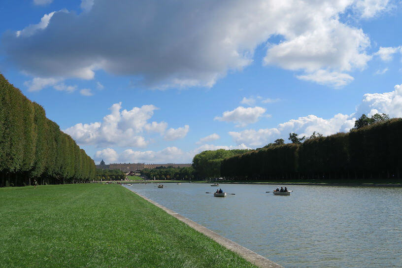 Grand Canal of the Palace of Versailles in France