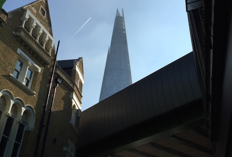 Shard building in London, UK