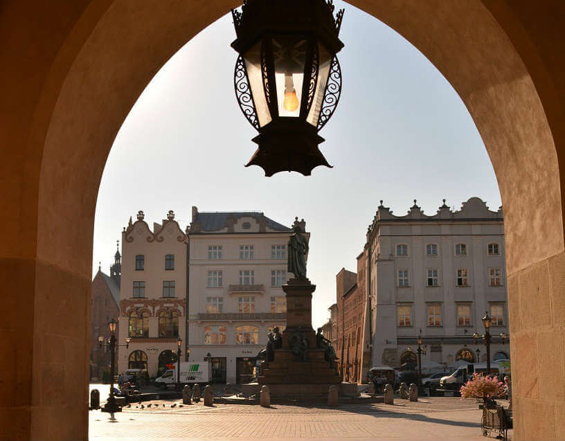 Old Main Square in Krakow, Poland