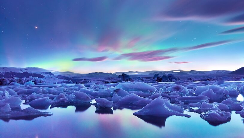 Iceland, Jokulsarlon glacier lagoon
