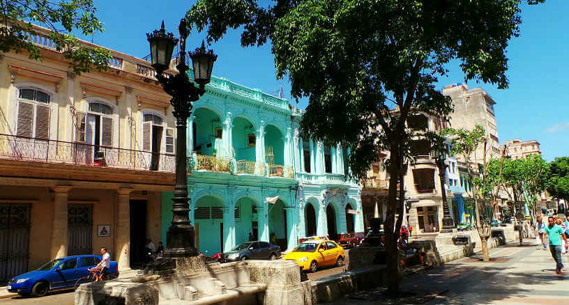 Photo of houses in Havana, Cuba