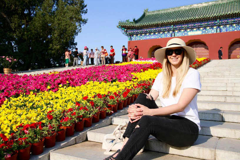 Phoebe Lee at Temple of Heaven, Beijing China