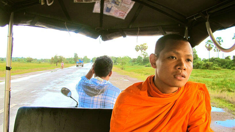 Sinet in Tuk Tuk in Siem Reap, Cambodia