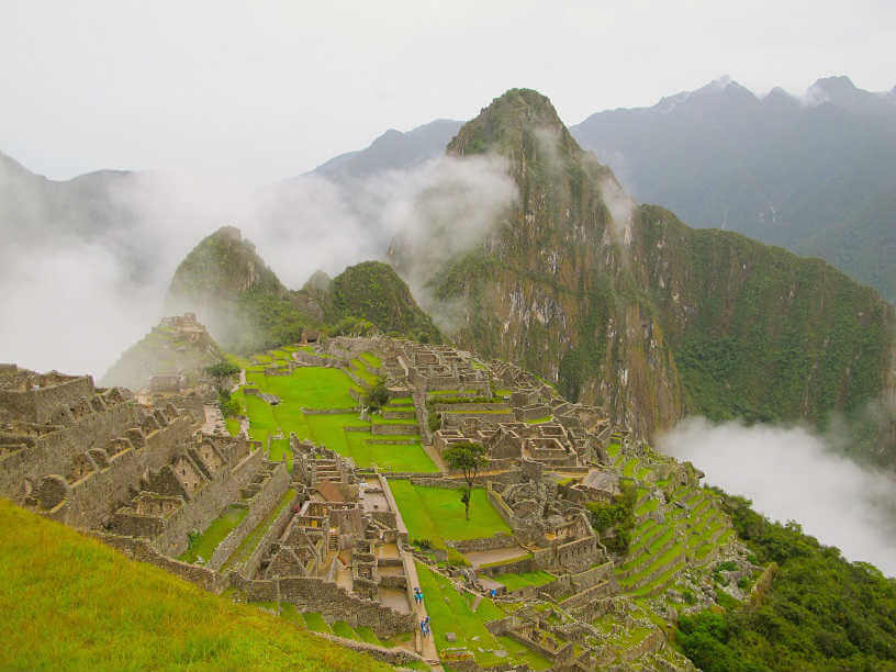 View over Machu Picchu, Peru