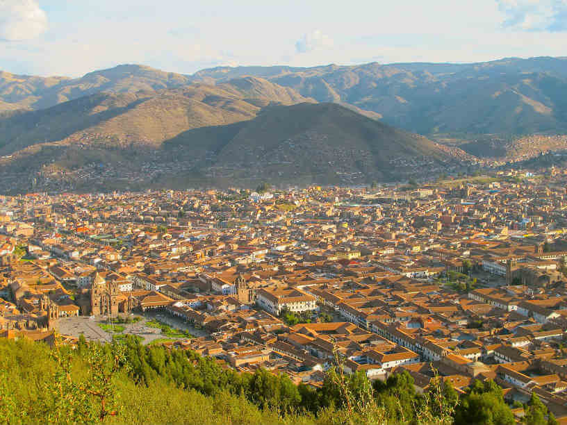 View over Cusco, Peru, South America