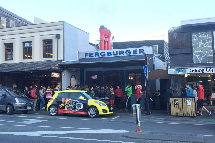 Ferg Burger in Queenstown, New Zealand