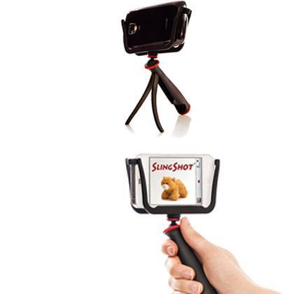 Photo of a video stabilising stand for a smart phone