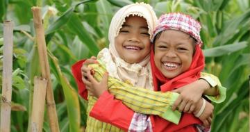 Balinese Children Smiling
