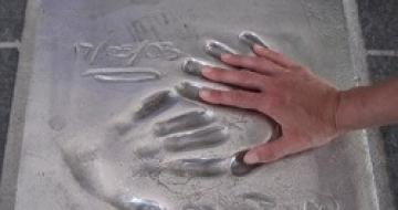 Thumbnail image of concrete hand mold