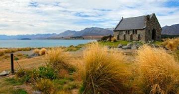 Thumbnail image of a Church at Lake Tekapo, New Zealand