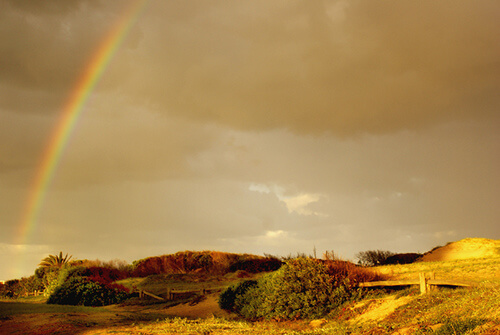 Photo of a rainbow in Uruguary